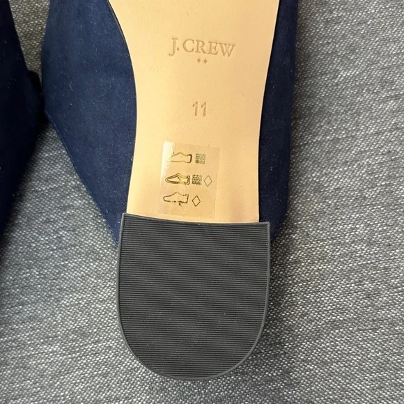 J. Crew Women's Navy and Black Mules - Picture 5 of 7
